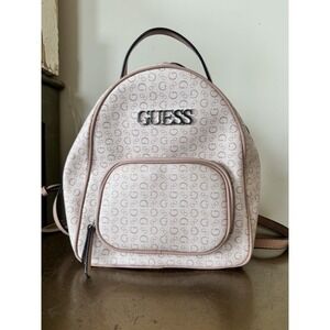 Guess Pink Mini Backpack Purse Handbag Logo